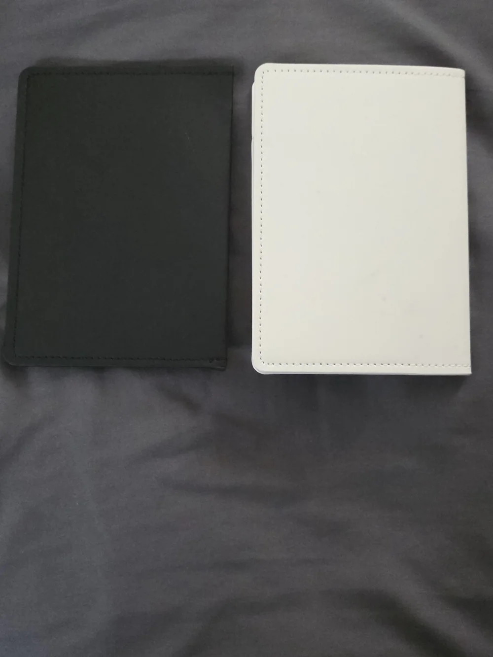 Bride & Groom Passport Holder Set - Black and White